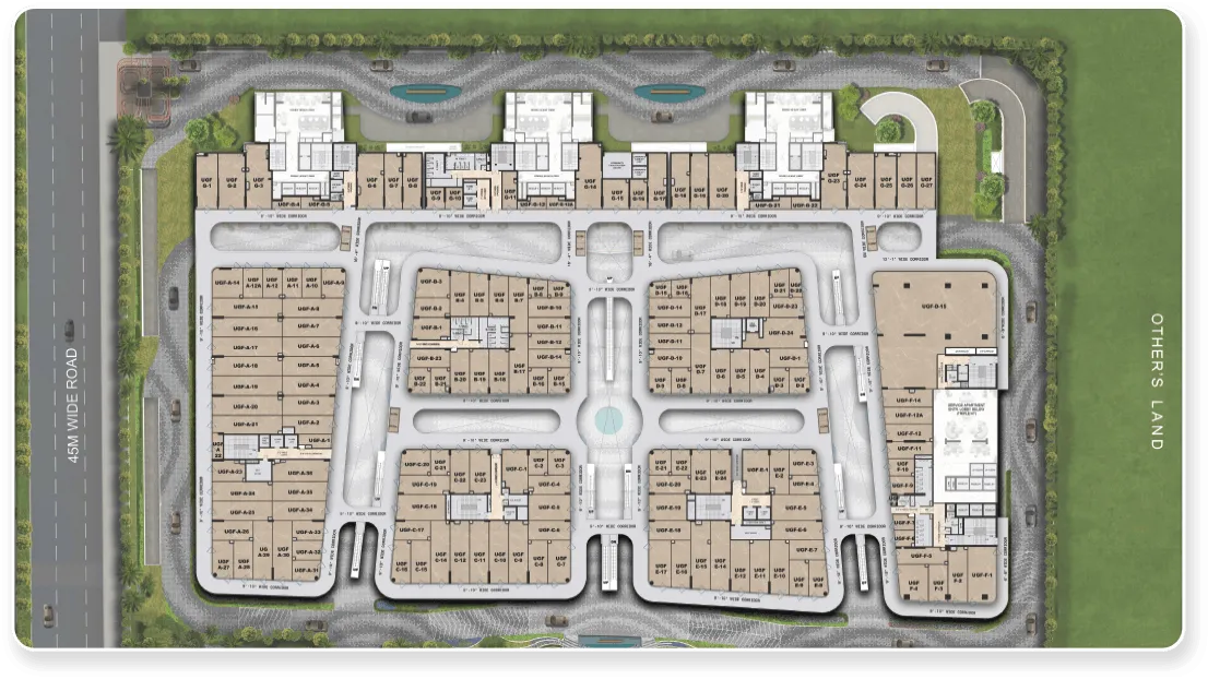 Le Courtyard First Floor Plan