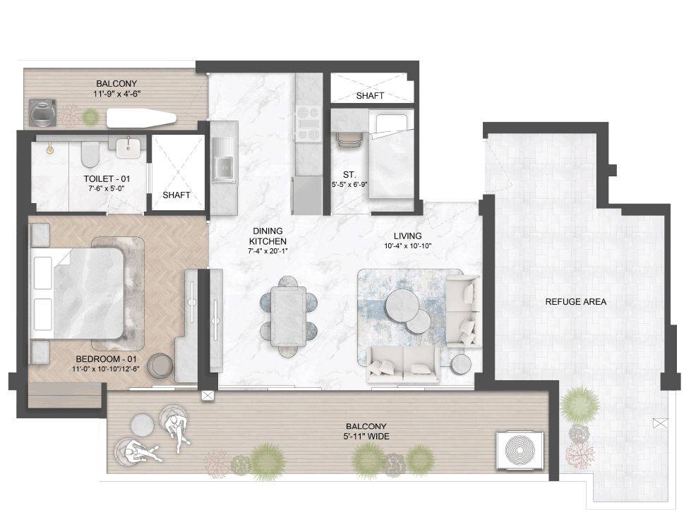 Nature's Court Type B Floor Plan
