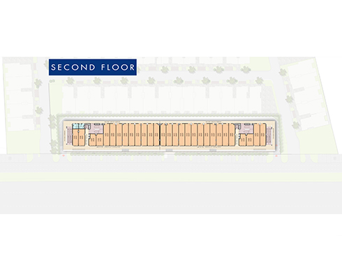 Orchard Street Second Floor Plan