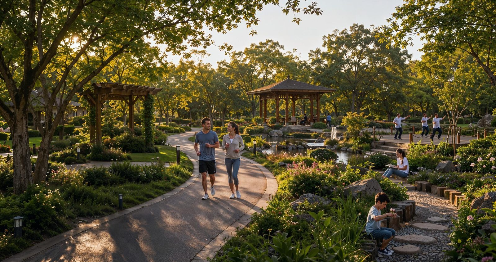 Landscaped Jogging & Meditation Trail