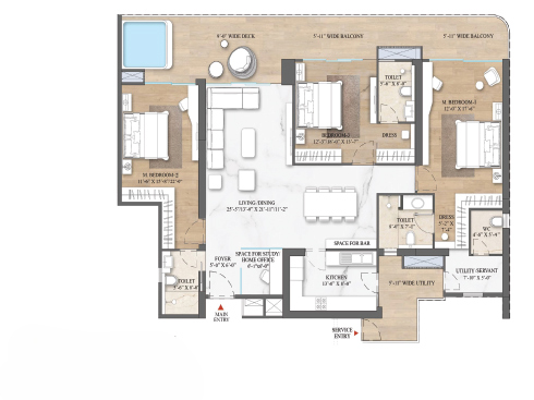 The Edition Type A Floor Plan