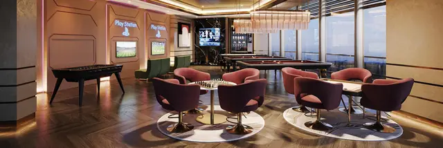 Youth centre and games room at Smartworld Gems