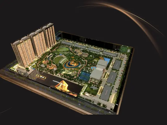 Master plan model of Smartworld Lofts at Gurgaon International City, Manesar