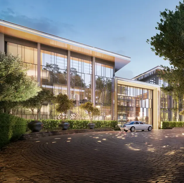 Clubhouse exterior at Smartworld Nature's Court