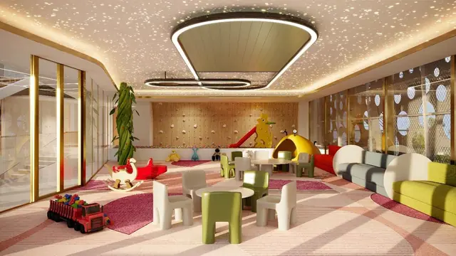 Children's indoor play room at Smartworld Orchard